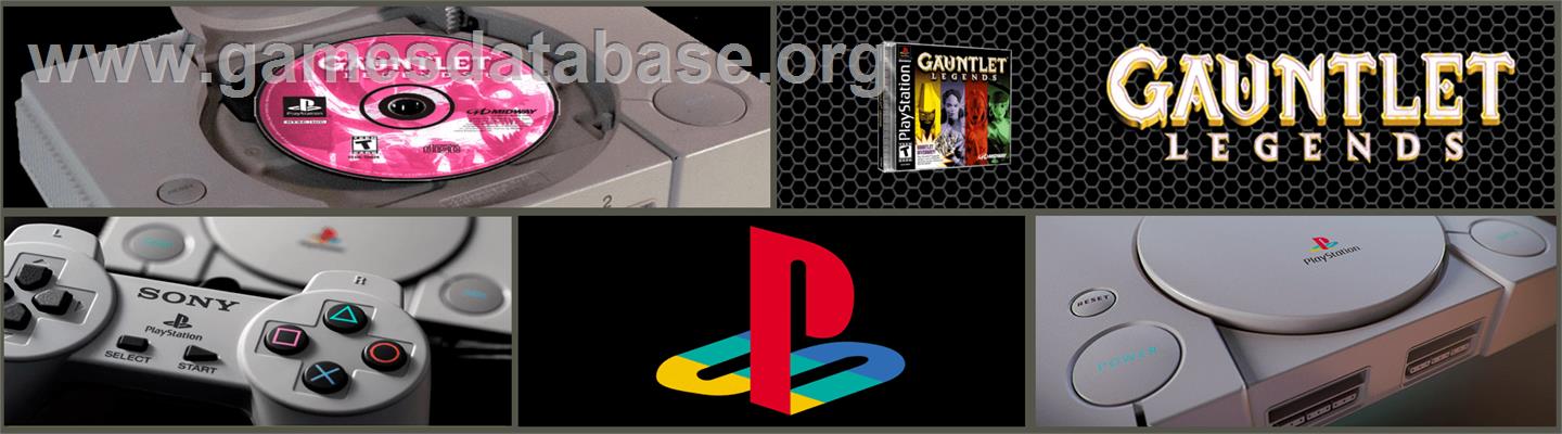Gauntlet Legends - Sony Playstation - Artwork - Marquee