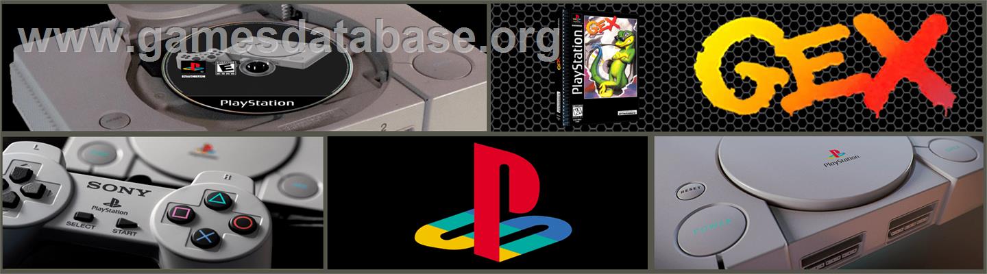 Gex - Sony Playstation - Artwork - Marquee