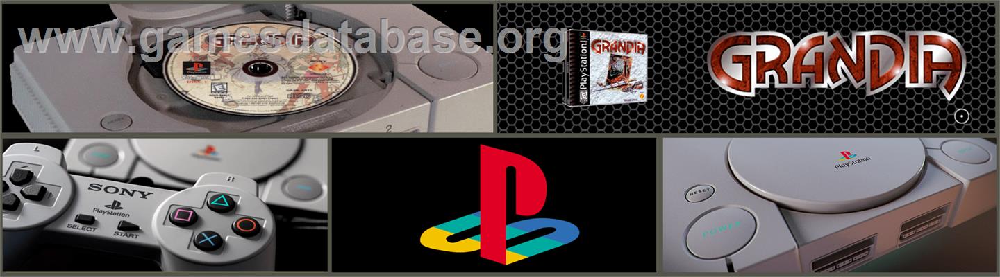 Grandia - Sony Playstation - Artwork - Marquee