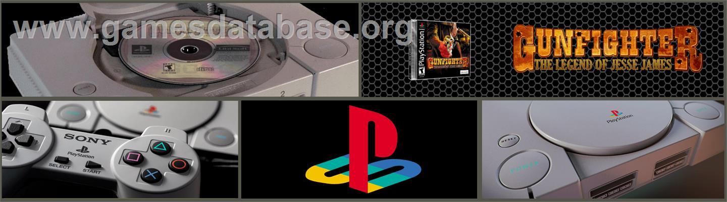 Gunfighter: The Legend of Jesse James - Sony Playstation - Artwork - Marquee