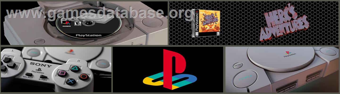 Herc's Adventures - Sony Playstation - Artwork - Marquee
