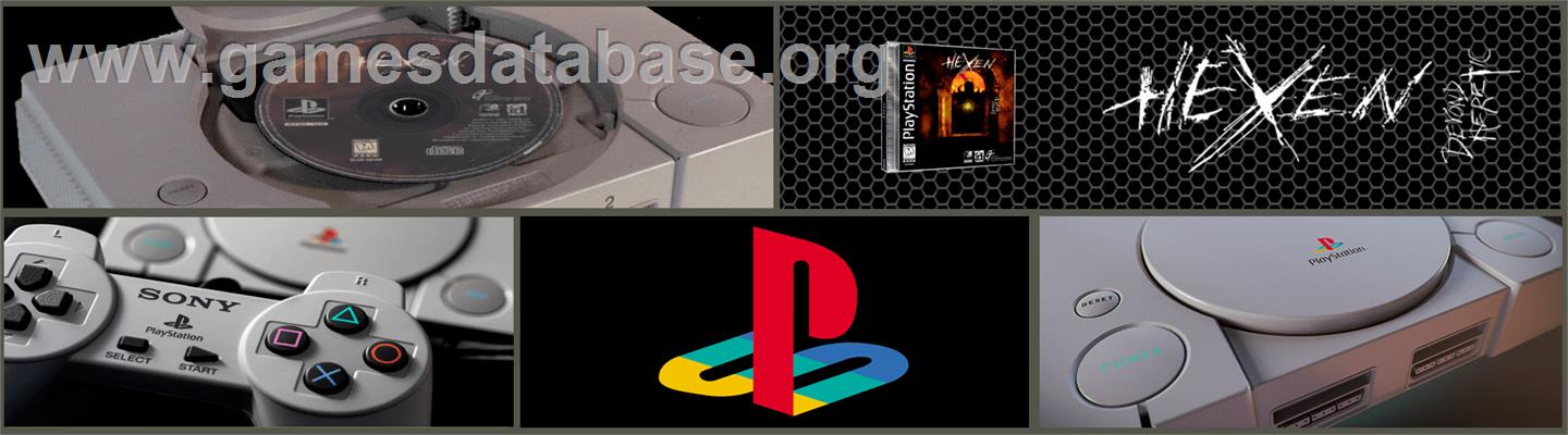 Hexen: Beyond Heretic - Sony Playstation - Artwork - Marquee
