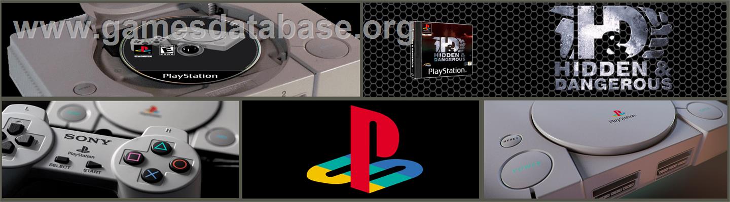 Hidden & Dangerous - Sony Playstation - Artwork - Marquee