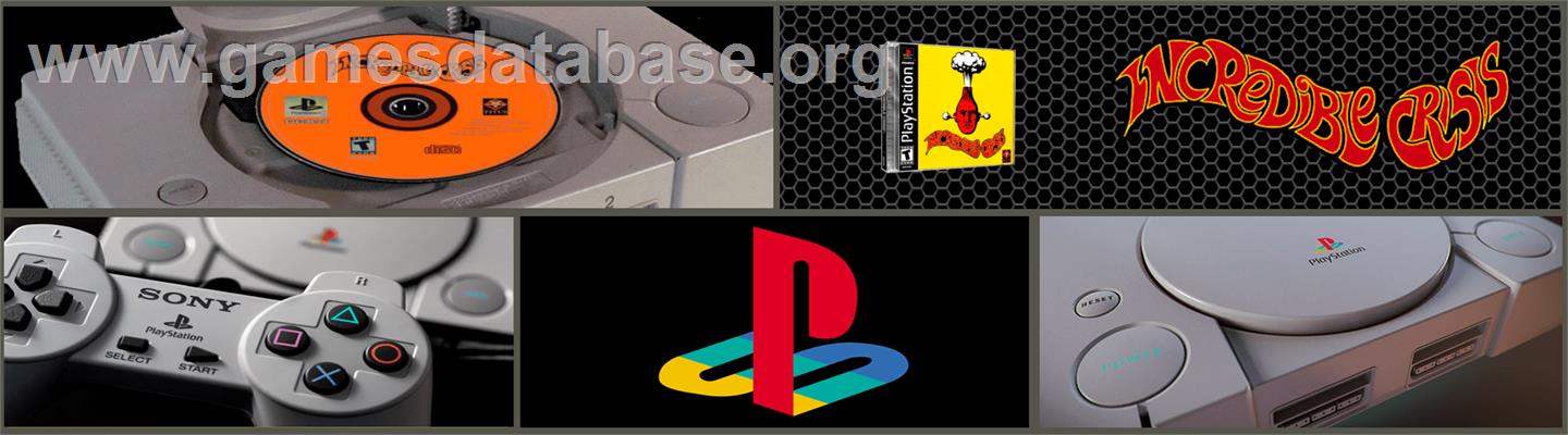 Incredible Crisis - Sony Playstation - Artwork - Marquee