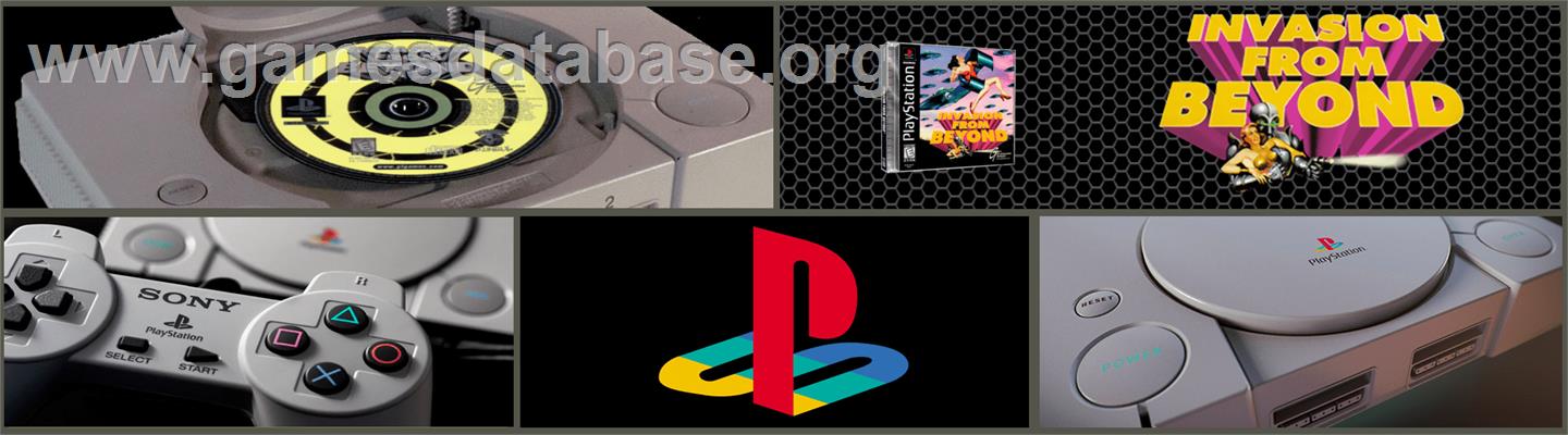 Invasion From Beyond - Sony Playstation - Artwork - Marquee
