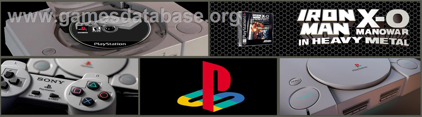 Iron Man / X-O Manowar in Heavy Metal - Sony Playstation - Artwork - Marquee