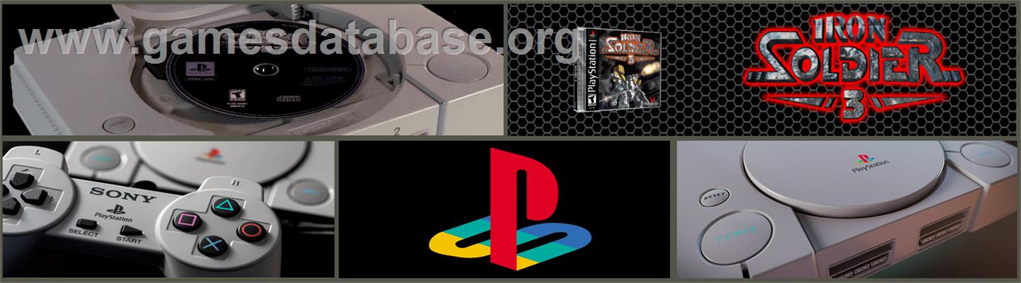 Iron Soldier 3 - Sony Playstation - Artwork - Marquee
