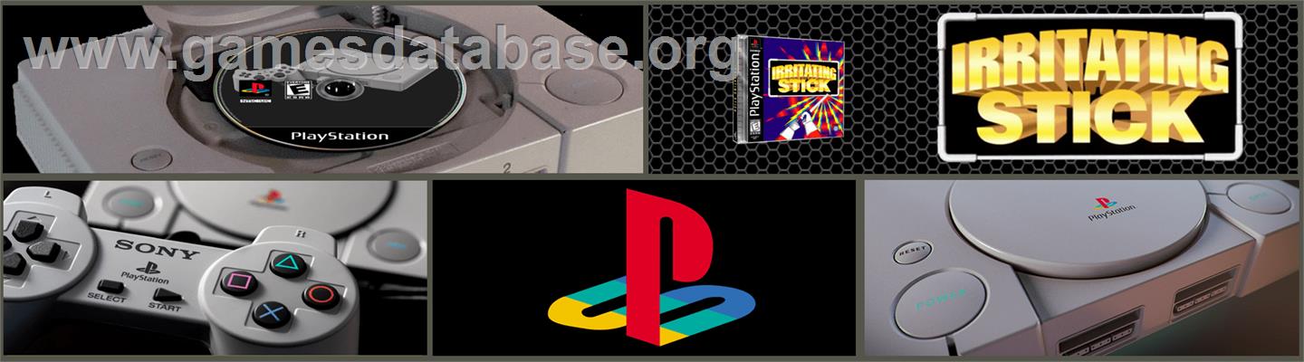 Irritating Stick - Sony Playstation - Artwork - Marquee