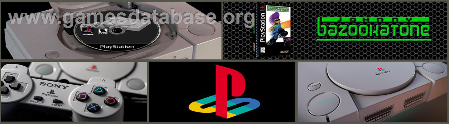 Johnny Bazookatone - Sony Playstation - Artwork - Marquee
