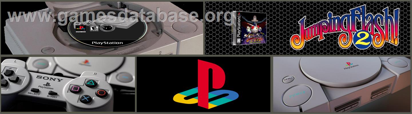 Jumping Flash! 2 - Sony Playstation - Artwork - Marquee