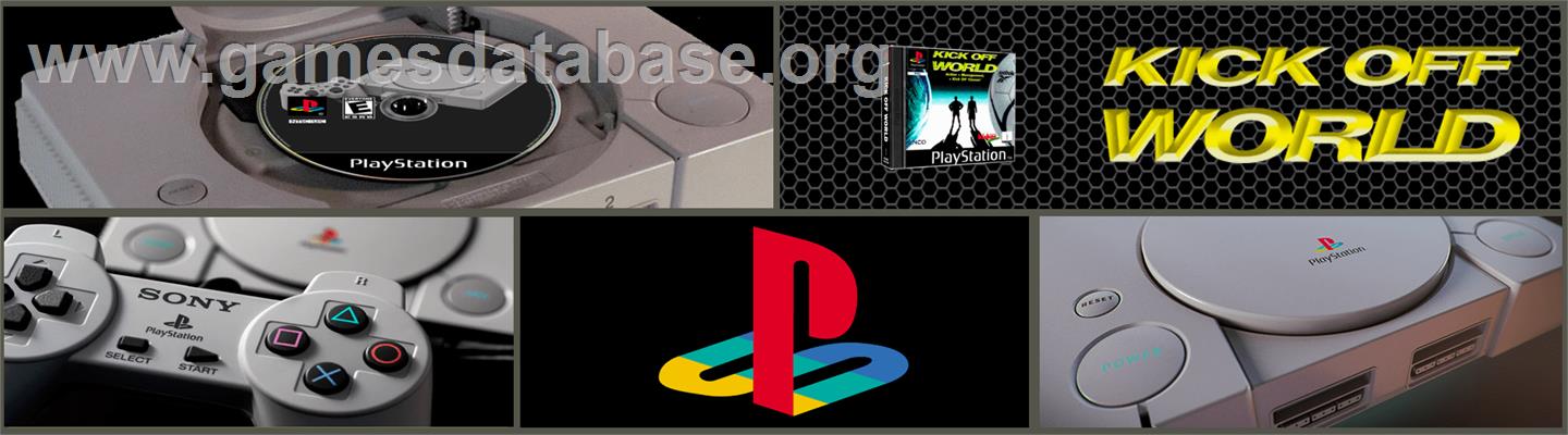 Kick Off World - Sony Playstation - Artwork - Marquee