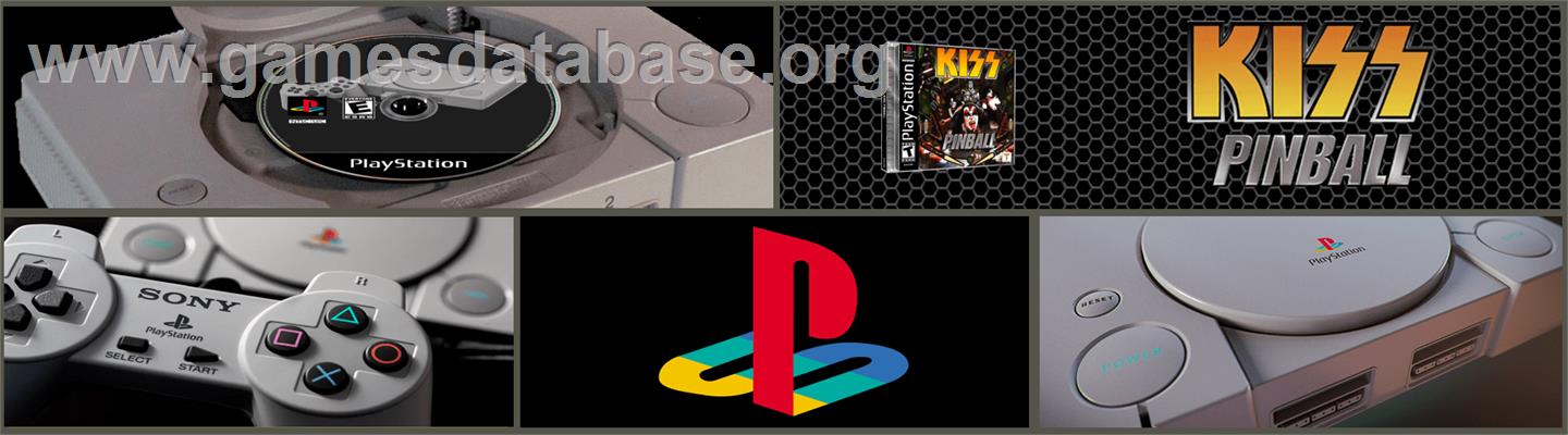 Kiss Pinball - Sony Playstation - Artwork - Marquee