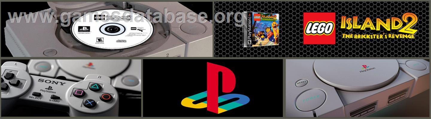LEGO Island 2: The Brickster's Revenge - Sony Playstation - Artwork - Marquee