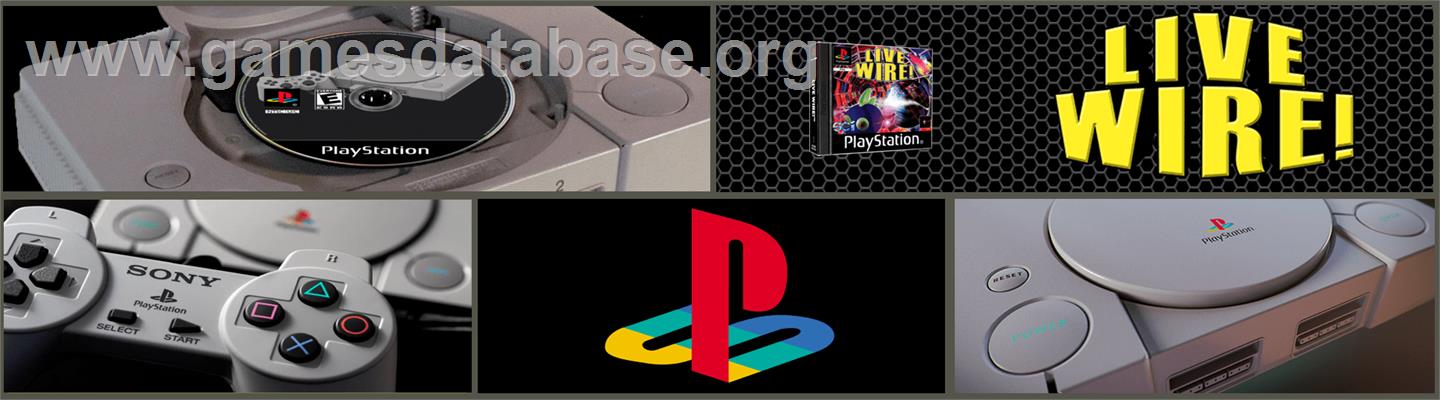 Live Wire! - Sony Playstation - Artwork - Marquee