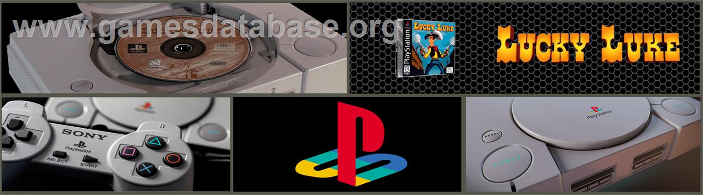 Lucky Luke: On the Dalton's Trail - Sony Playstation - Artwork - Marquee