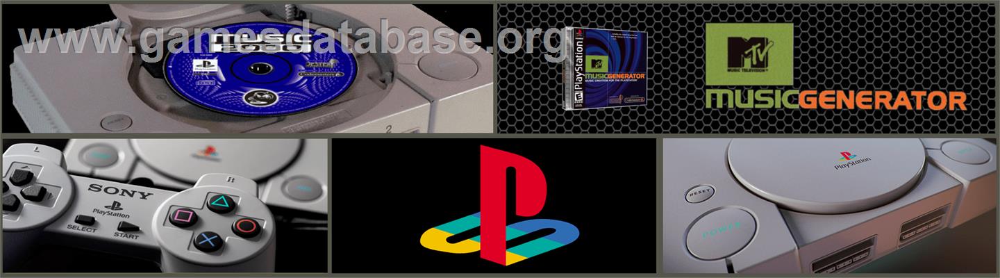 MTV: Music Generator - Sony Playstation - Artwork - Marquee