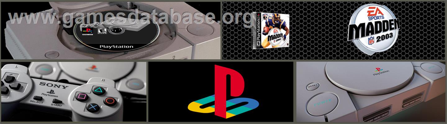 Madden NFL 2003 - Sony Playstation - Artwork - Marquee