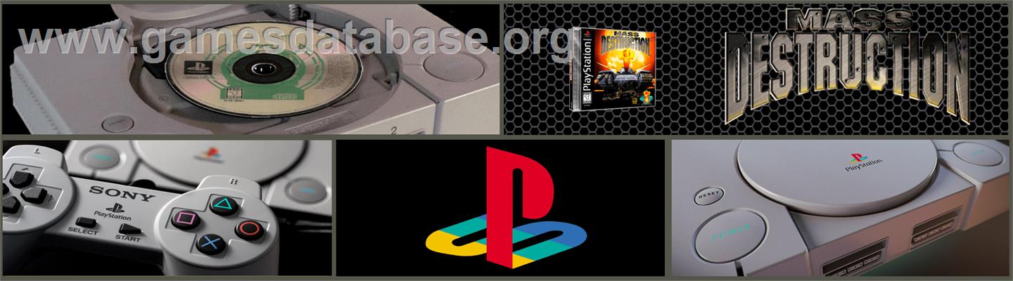 Mass Destruction - Sony Playstation - Artwork - Marquee