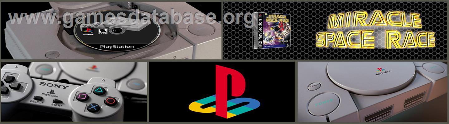 Miracle Space Race - Sony Playstation - Artwork - Marquee