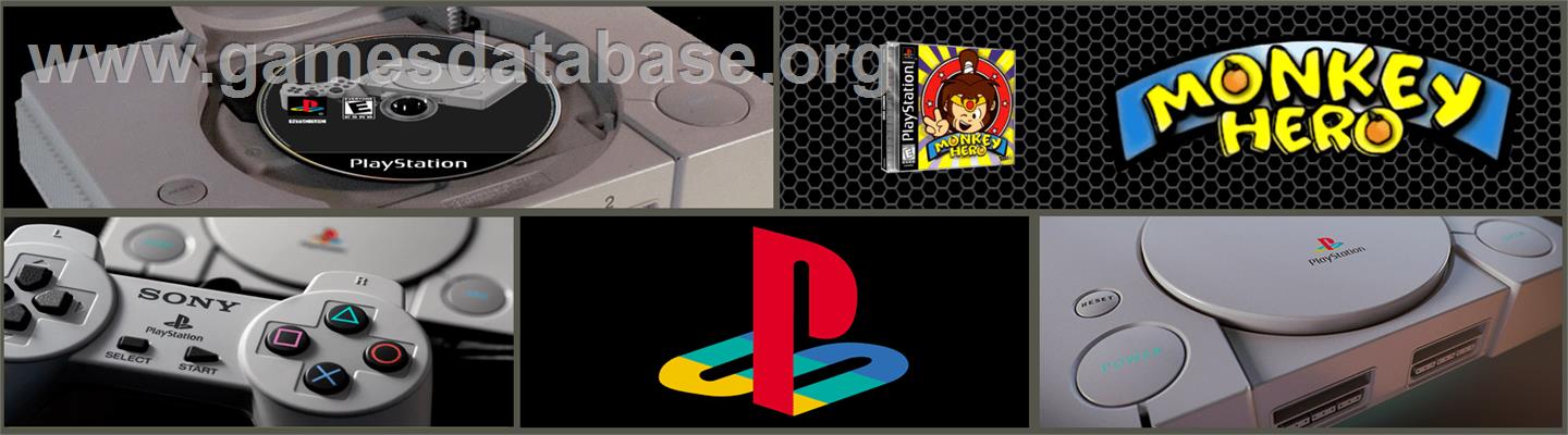 Monkey Hero - Sony Playstation - Artwork - Marquee
