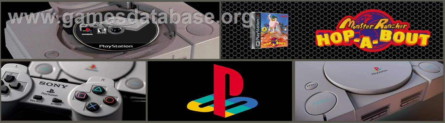 Monster Rancher Hop-A-Bout - Sony Playstation - Artwork - Marquee