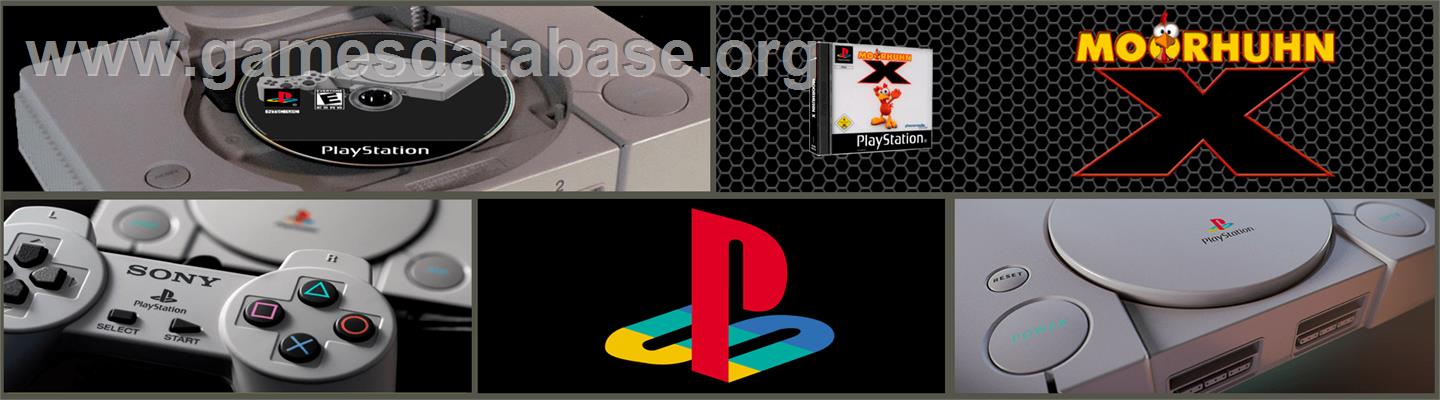 Moorhuhn X - Sony Playstation - Artwork - Marquee