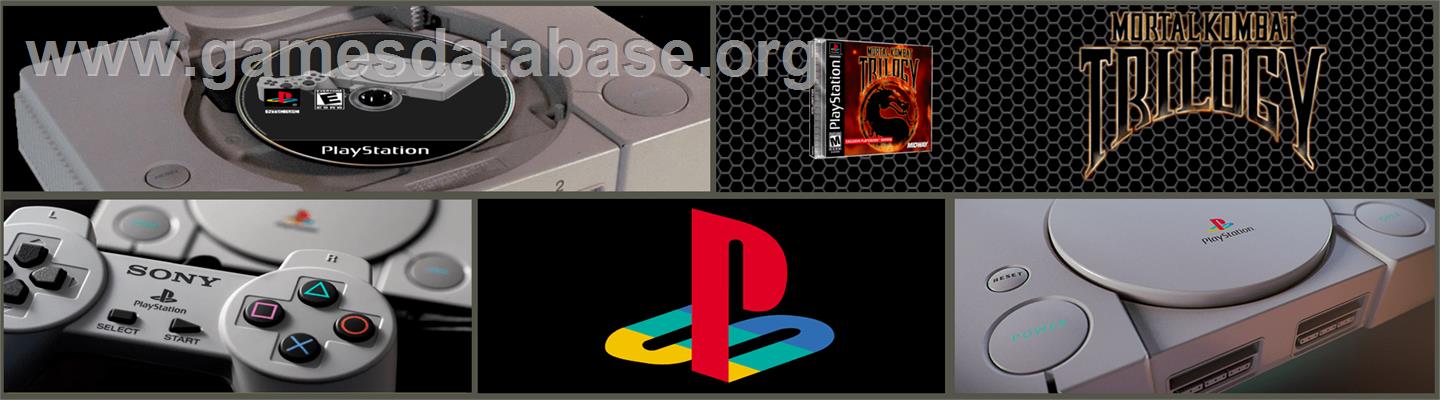 Mortal Kombat Trilogy - Sony Playstation - Artwork - Marquee