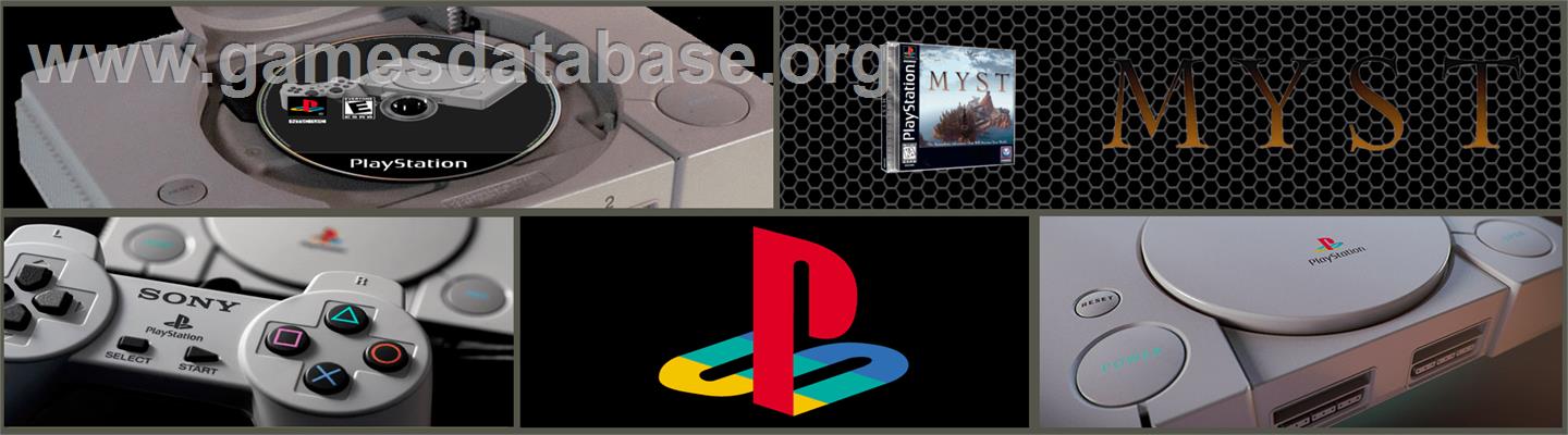 Myst - Sony Playstation - Artwork - Marquee
