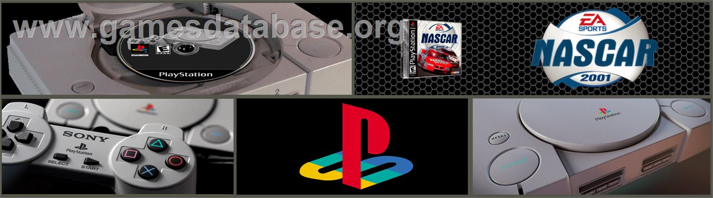 NASCAR 2001 - Sony Playstation - Artwork - Marquee