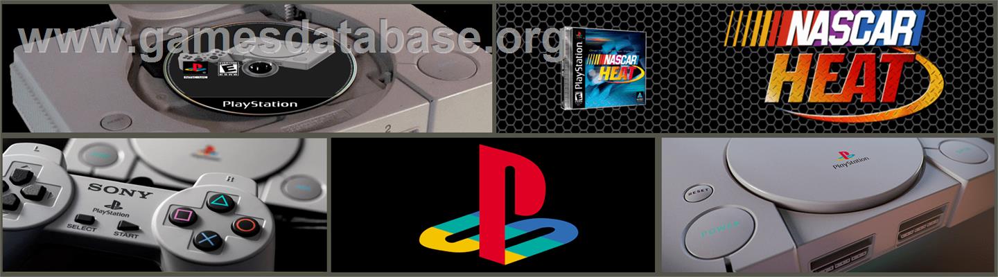 NASCAR Heat - Sony Playstation - Artwork - Marquee