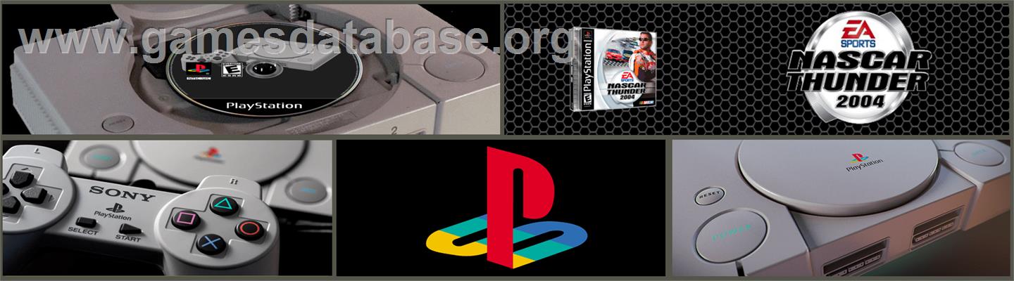 NASCAR Thunder 2004 - Sony Playstation - Artwork - Marquee