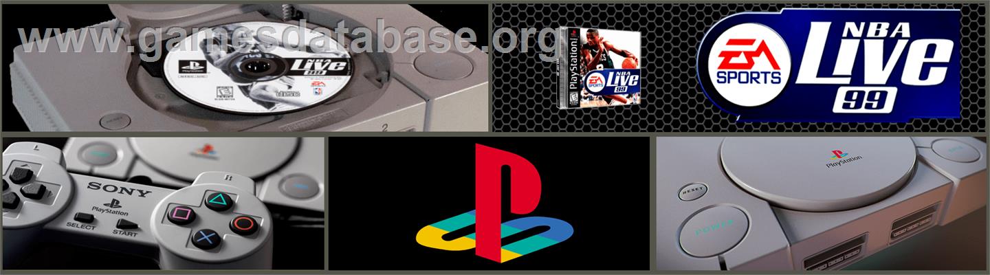 NBA Live 99 - Sony Playstation - Artwork - Marquee