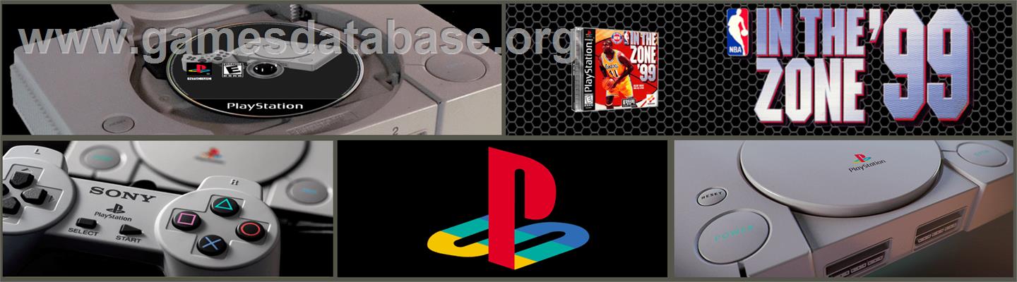 NBA in the Zone '99 - Sony Playstation - Artwork - Marquee