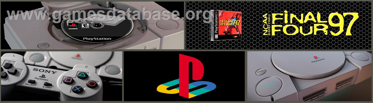 NCAA Basketball Final Four '97 - Sony Playstation - Artwork - Marquee