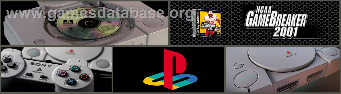 NCAA GameBreaker 2001 - Sony Playstation - Artwork - Marquee