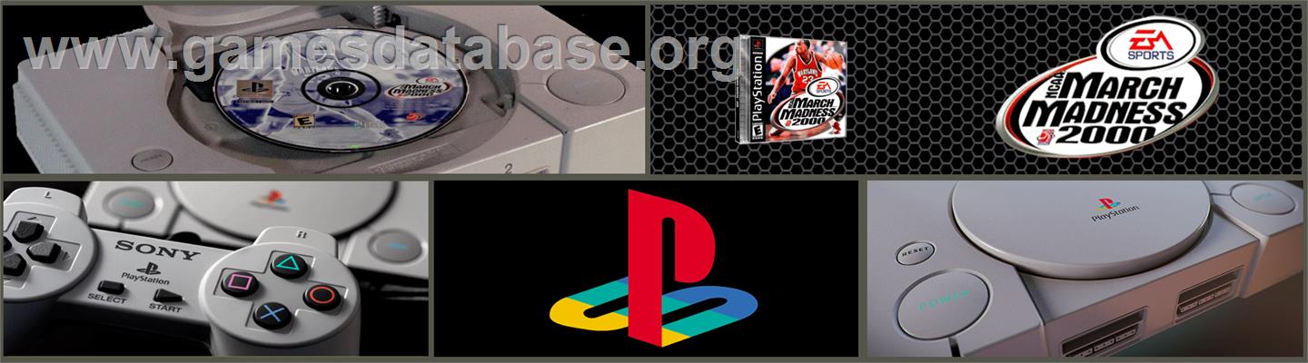 NCAA March Madness 2000 - Sony Playstation - Artwork - Marquee