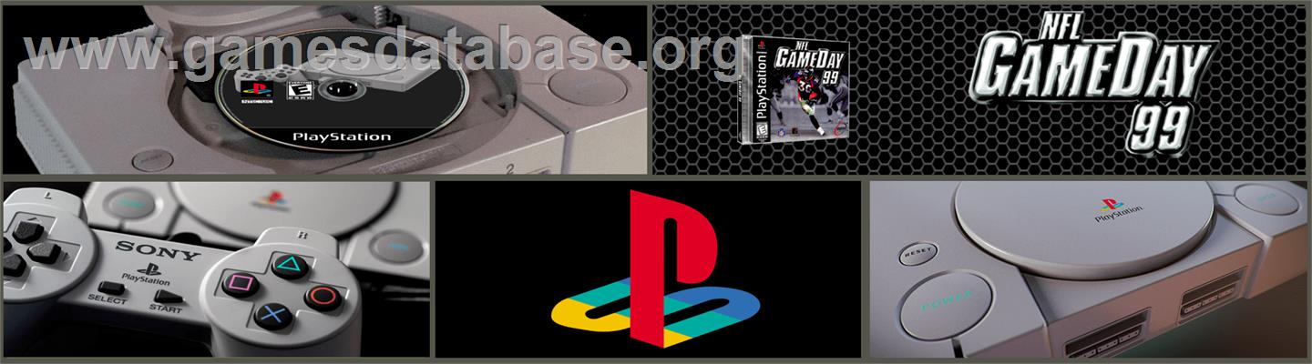 NFL GameDay '99 - Sony Playstation - Artwork - Marquee