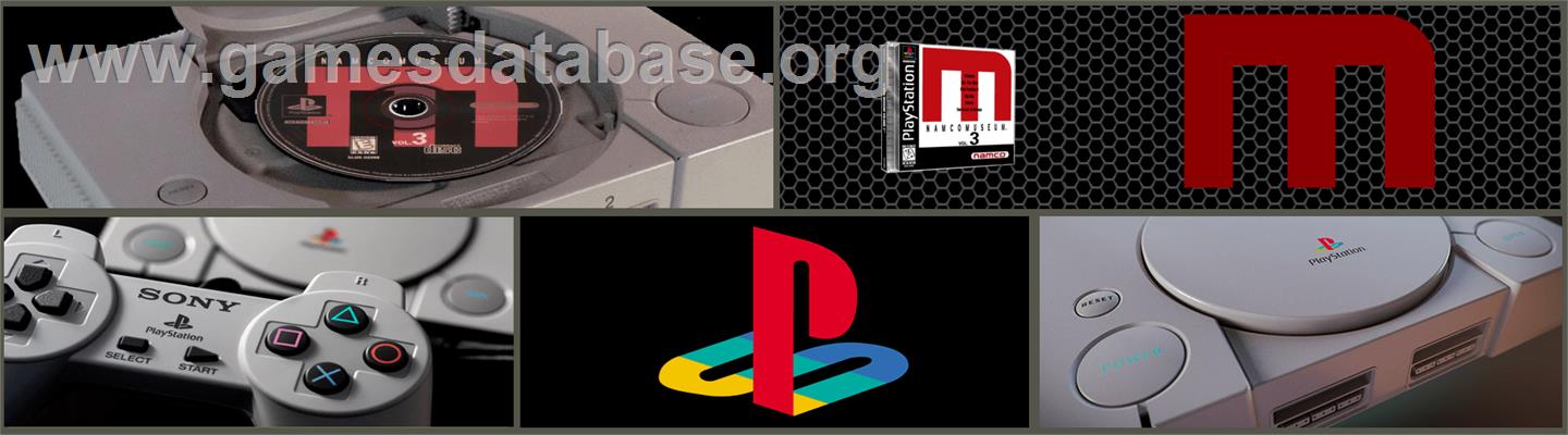 Namco Museum Vol. 3 - Sony Playstation - Artwork - Marquee