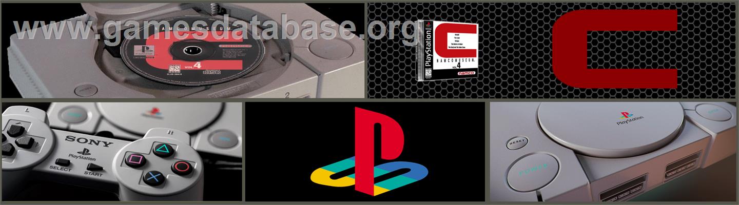 Namco Museum Vol. 4 - Sony Playstation - Artwork - Marquee