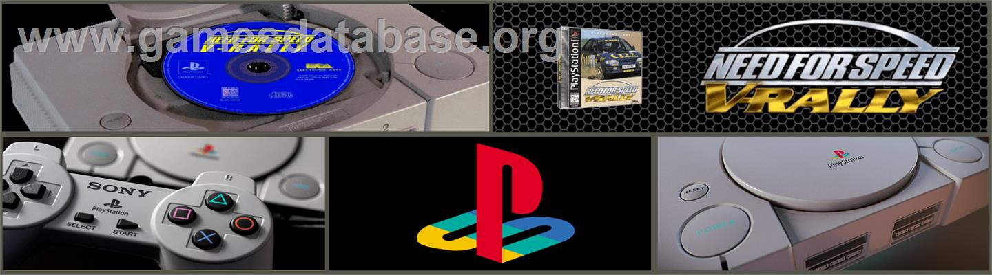 Need for Speed: V-Rally - Sony Playstation - Artwork - Marquee