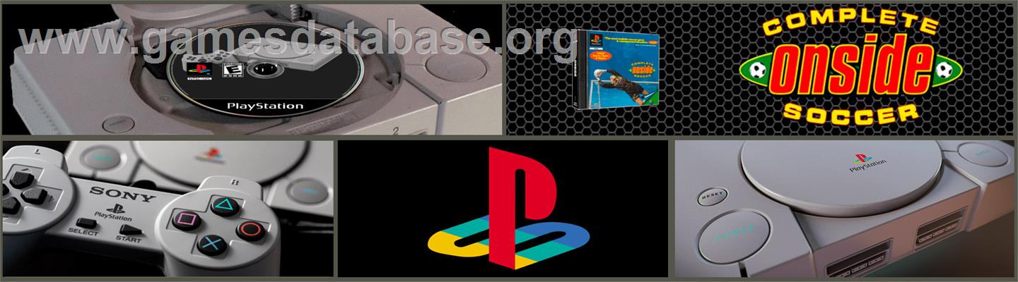 ONSIDE Complete Soccer - Sony Playstation - Artwork - Marquee