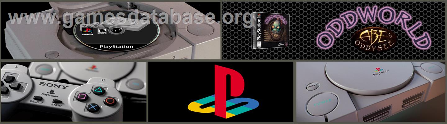 Oddworld: Abe's Oddysee - Sony Playstation - Artwork - Marquee