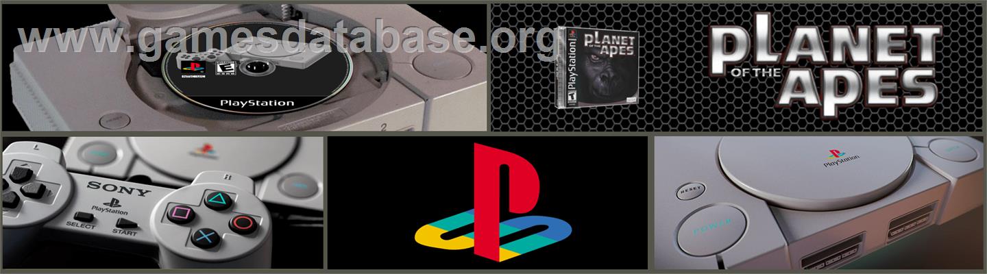 Planet of the Apes - Sony Playstation - Artwork - Marquee