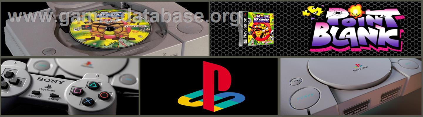 Point Blank - Sony Playstation - Artwork - Marquee