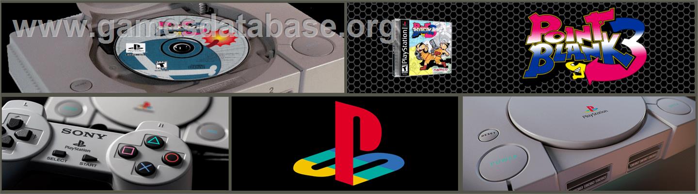 Point Blank 3 - Sony Playstation - Artwork - Marquee