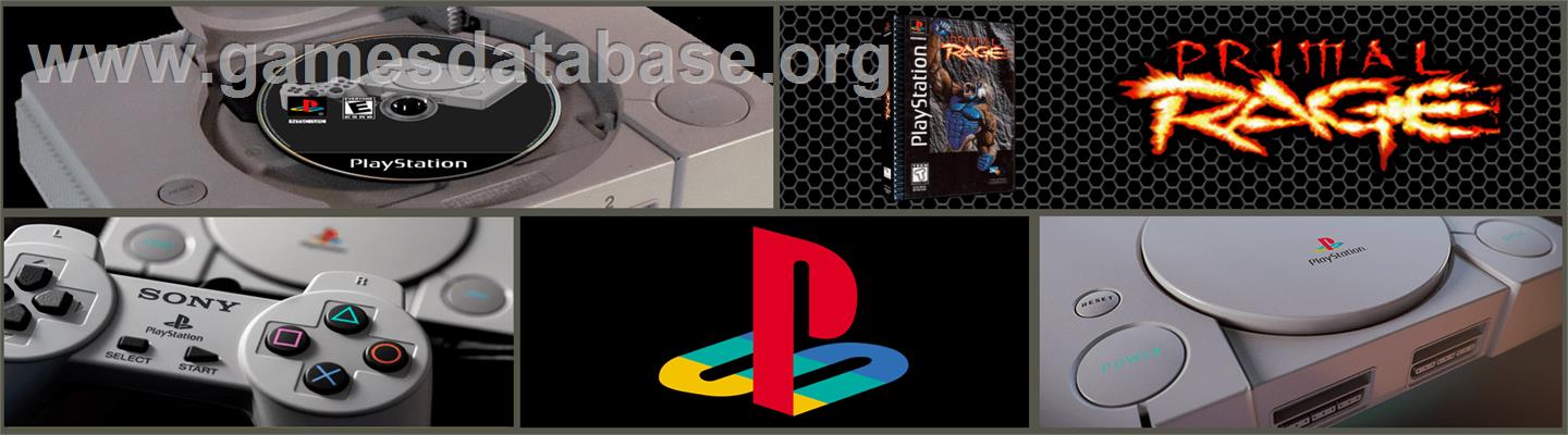Primal Rage - Sony Playstation - Artwork - Marquee