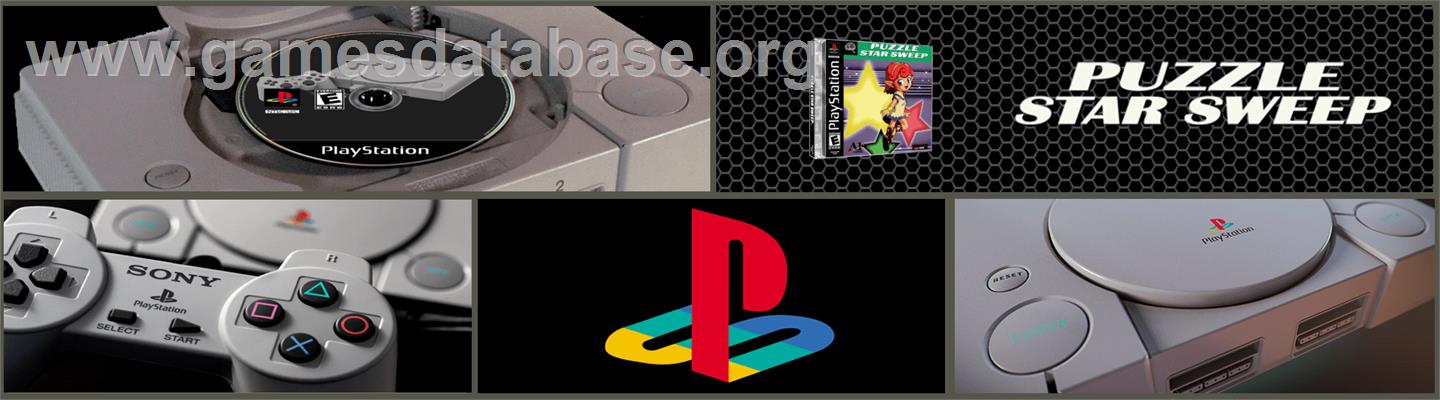 Puzzle Star Sweep - Sony Playstation - Artwork - Marquee