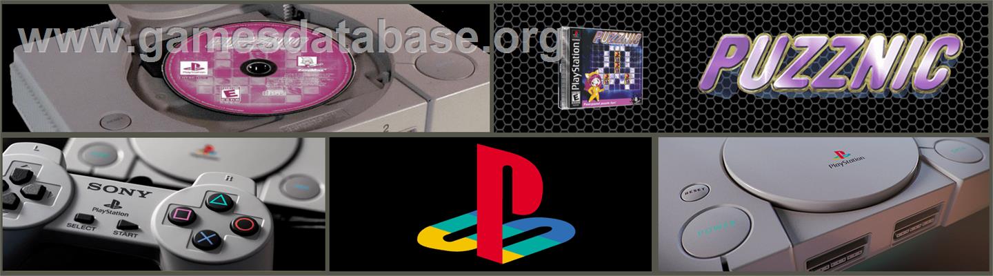 Puzznic - Sony Playstation - Artwork - Marquee