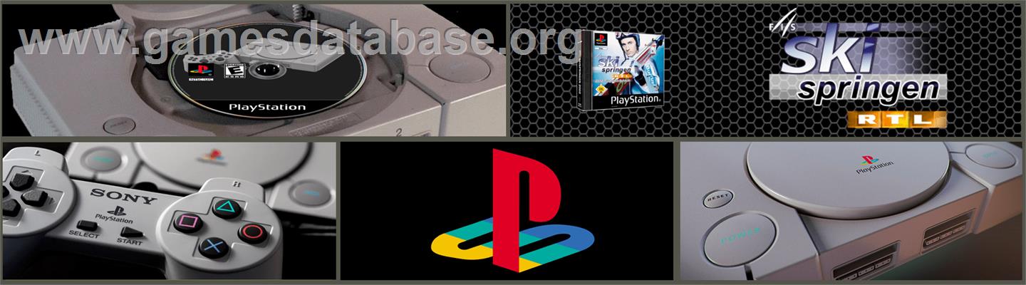 RTL Skispringen 2002 - Sony Playstation - Artwork - Marquee