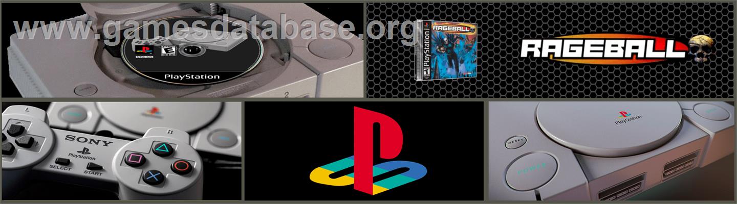 Rageball - Sony Playstation - Artwork - Marquee